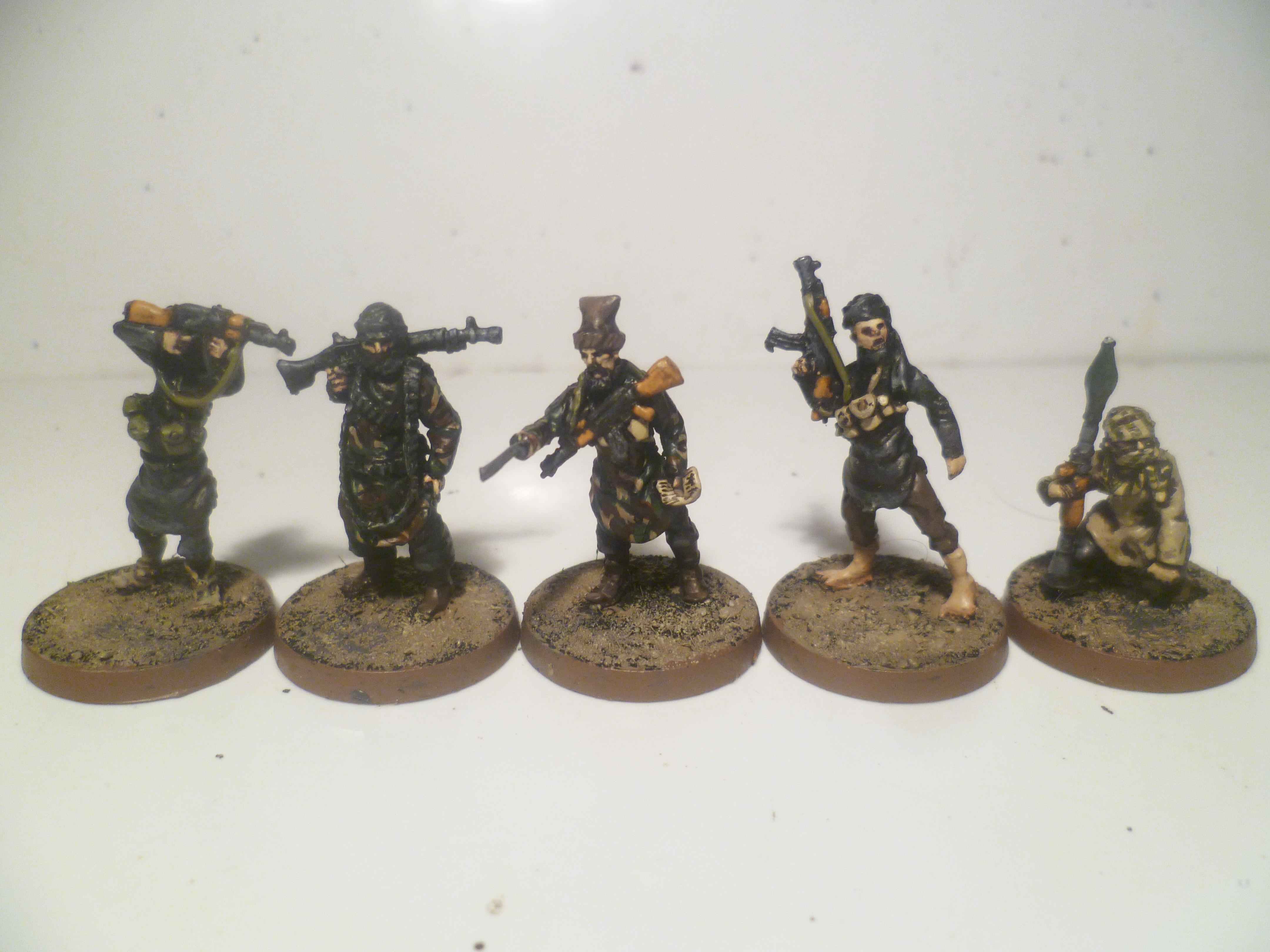 28mm Modern Middle Eastern Insurgents Specialists